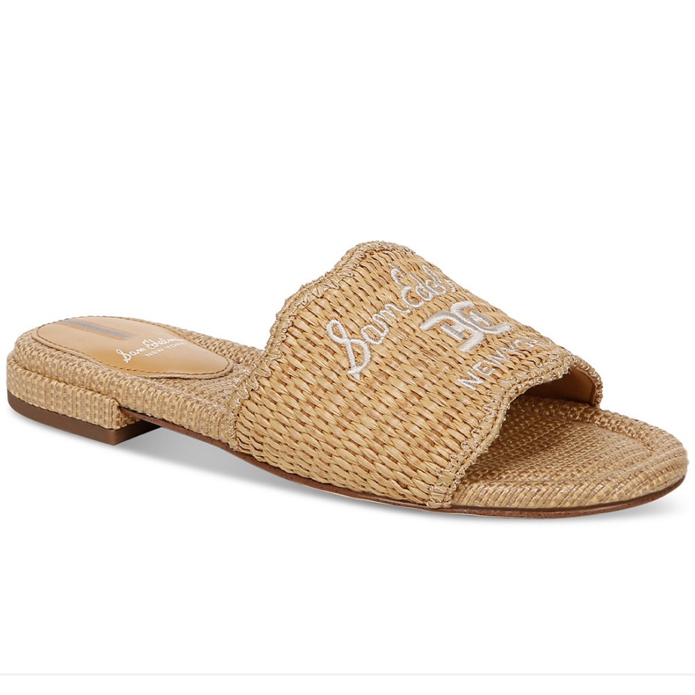 Sam Edelman Women's Evette Logo Slide Flat Sandals